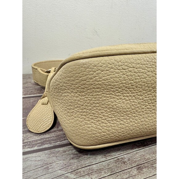 Dooney & Bourke handbag Beige Shoulder bagLeather & Signature Logo Fabric Hobo - Picture 14 of 16